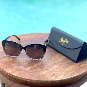 Maui Jim Mele polarized cat-eye sunglasses, 55 mm